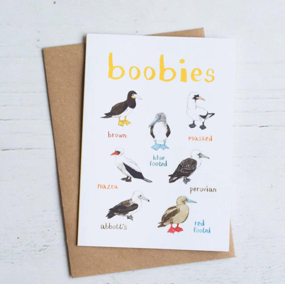 Boobies Card