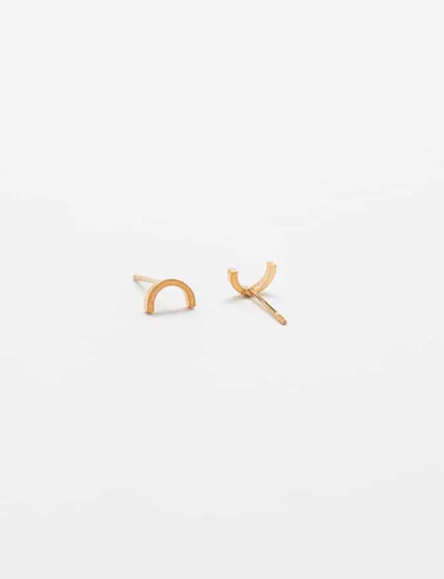 Mini Arc Stud Earrings
