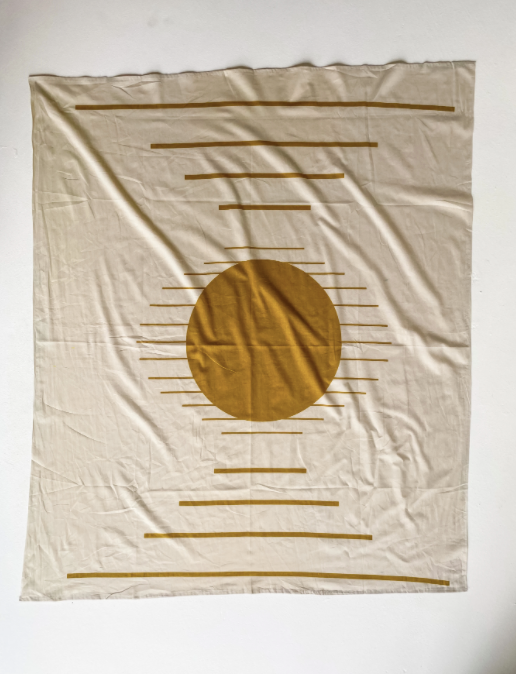 Burning Sun Cotton Tapestry
