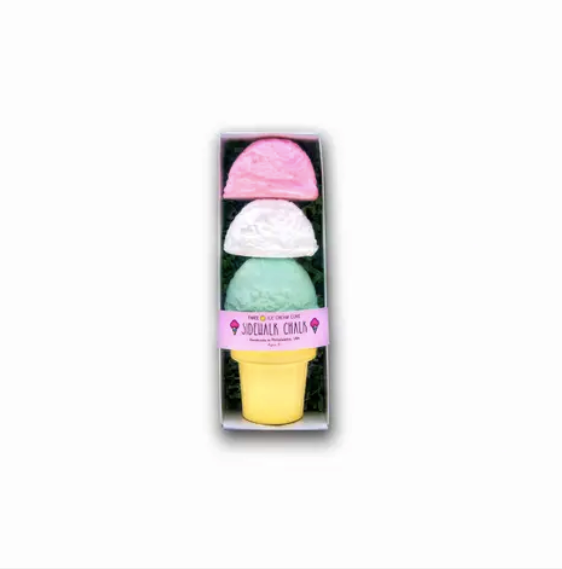 Three Scoop Sidewalk Chalk - Assorted Colors