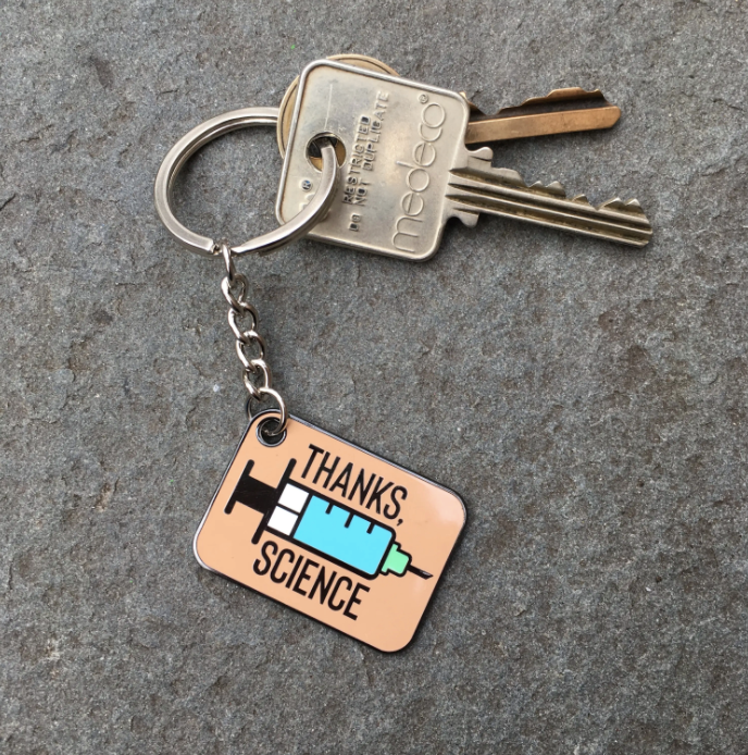 Thanks, Science Keychain