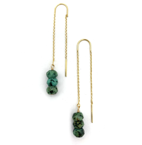 Gem Chain Earrings