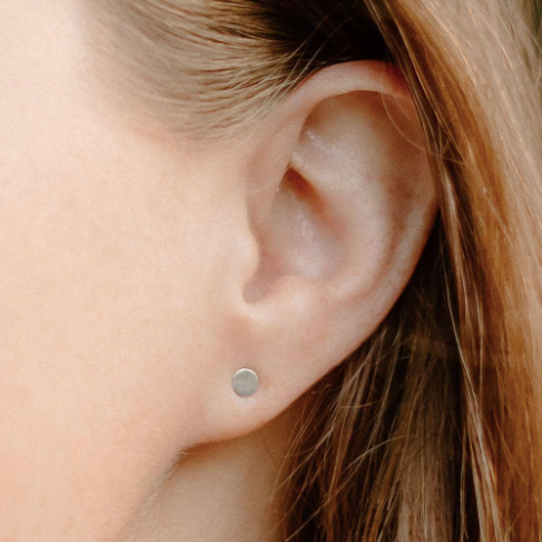 Circle Stud Earrings