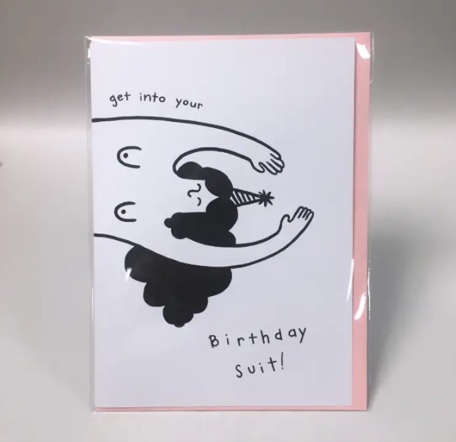 Birthday Suit Card - Style 2