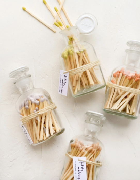 Apothecary Jar Matches w/ Wax Seal