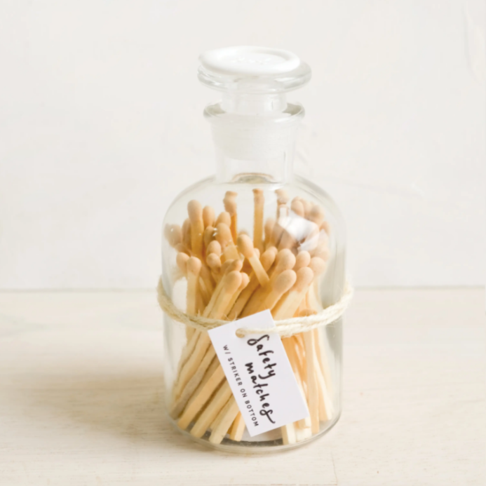 Apothecary Jar Matches w/ Wax Seal
