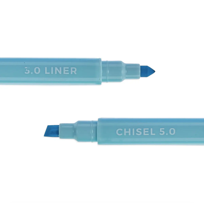 Pastel Liner Double-Ended Markers