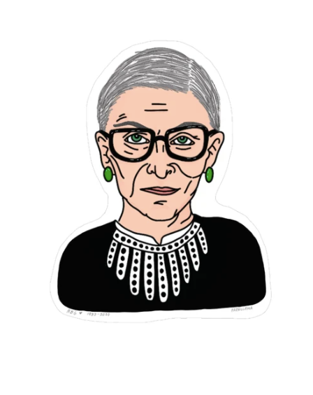 Ruth Bader Ginsburg, Icon 3”Sticker