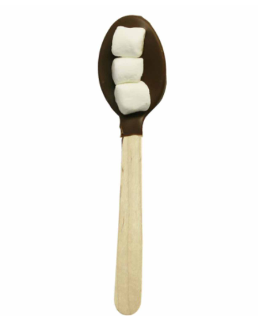Mini Marshmallow Chocolate Dipped Spoons