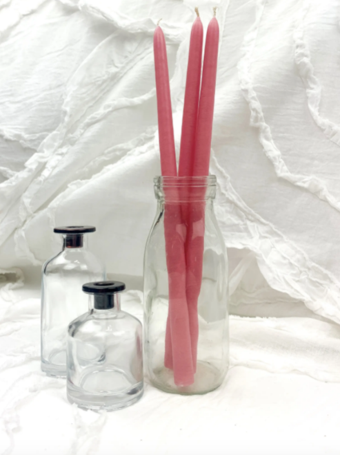 Skinny Tapered Candles - Rosewood