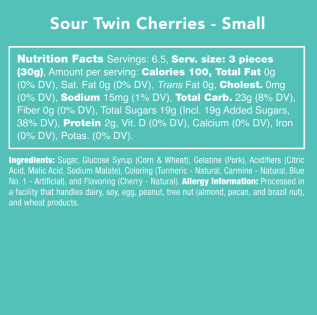 Sour Twin Cherries