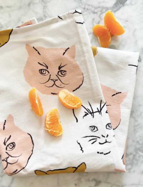 Meow! Tea Towel