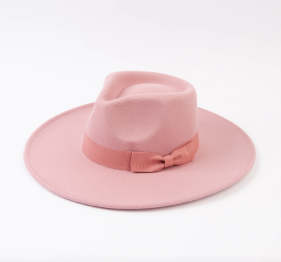 Ariel II Vegan Felt Rancher With Ribbon