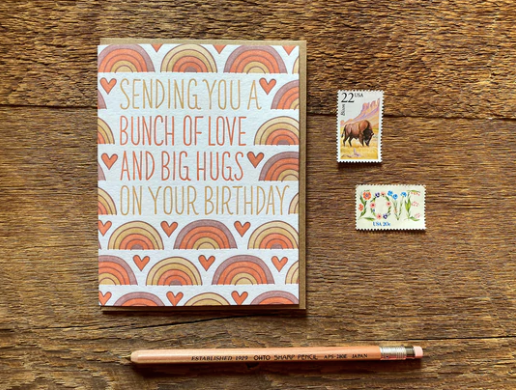 Rainbows Birthday Greeting Card