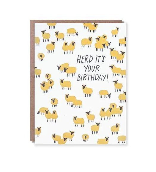 Herd It's Your Birthday Card