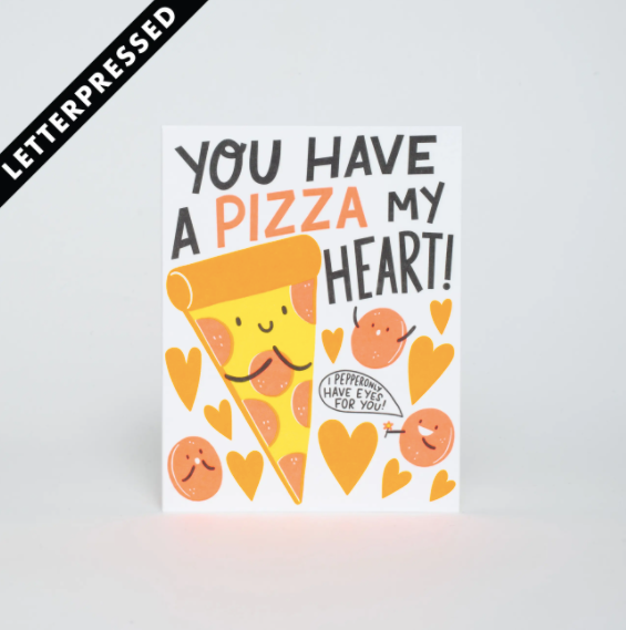 Pizza Heart Card