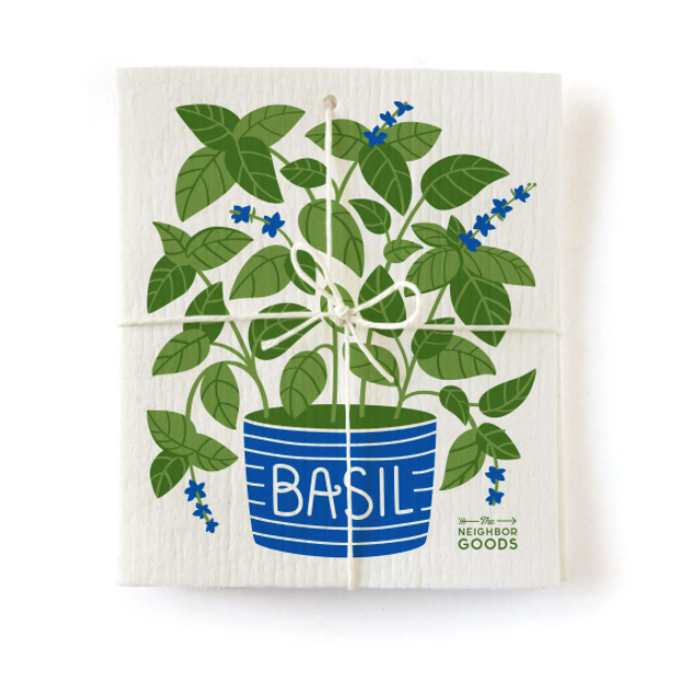 Fresh Herbs Sponge Cloth Set