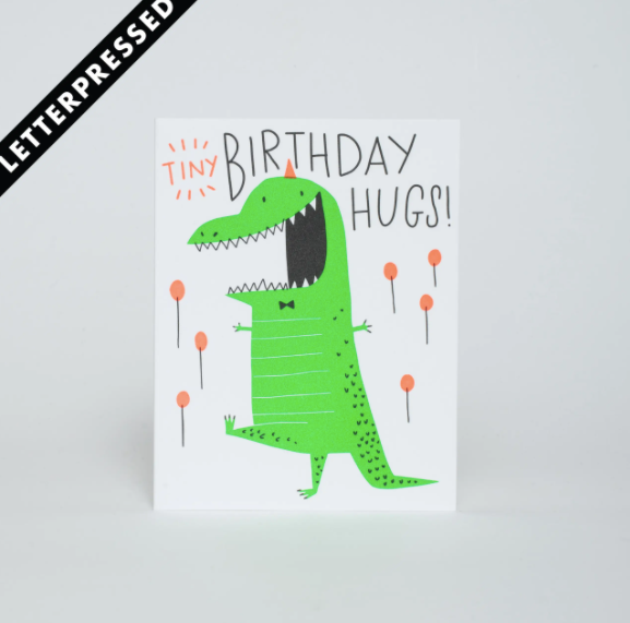 Tiny Hugs Birthday Card