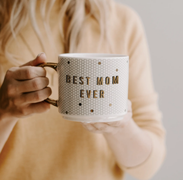Best Mom Ever Tile Coffee Mug