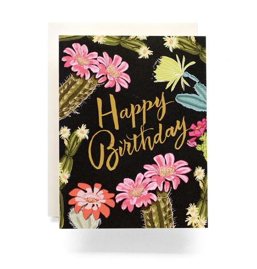 Cactus Blooms Birthday