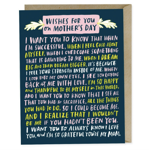 Wishes For You On Mother's Day Greeting Card