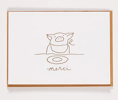 Merci Greeting Card