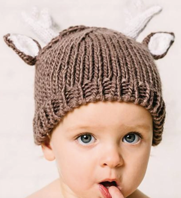 Hartley Deer Knit Hat