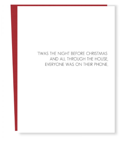Phone Christmas Card