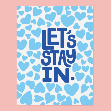 Let's Stay In Card