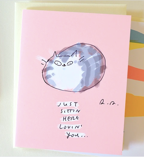 Just Sittin Here Lovin' You Card