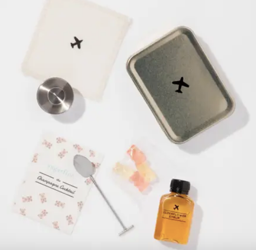 Champagne Bears Carry-On Cocktail Kit
