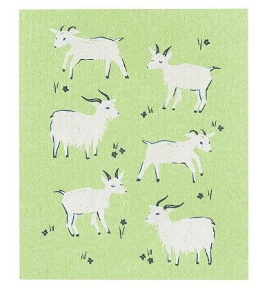 Goats Swedish Dishcloth