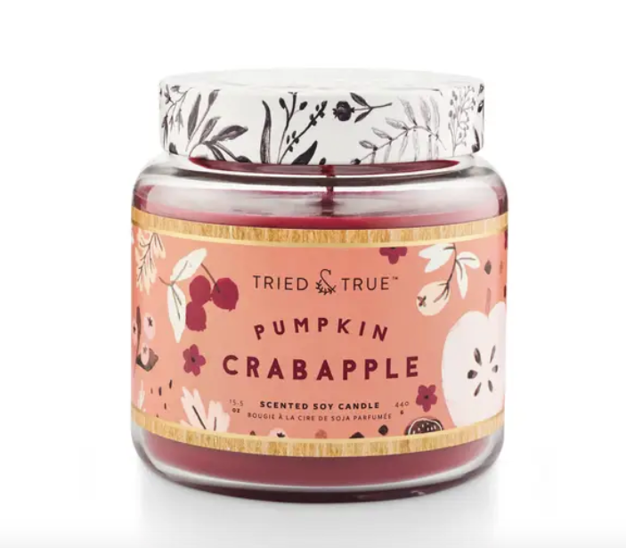 Pumpkin Crabapple Jar Candle