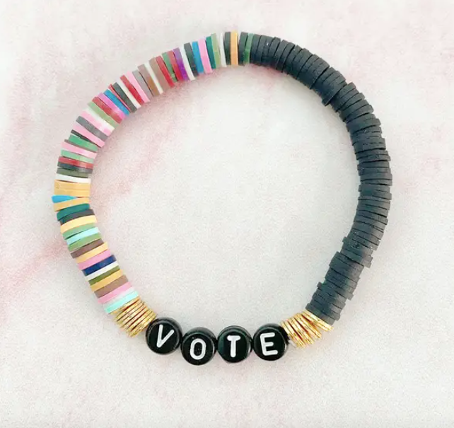 Vote Word Bracelet