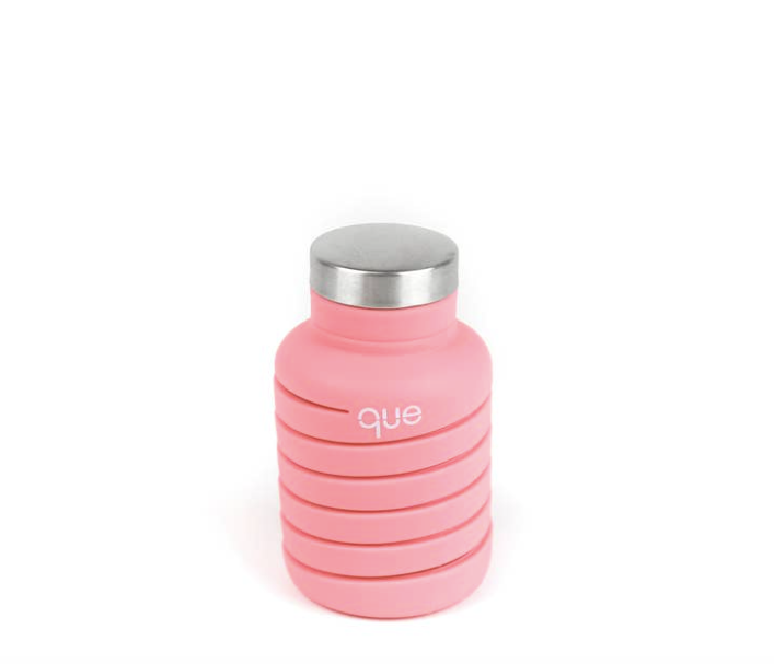 Que Collapsable Water Bottle 20oz