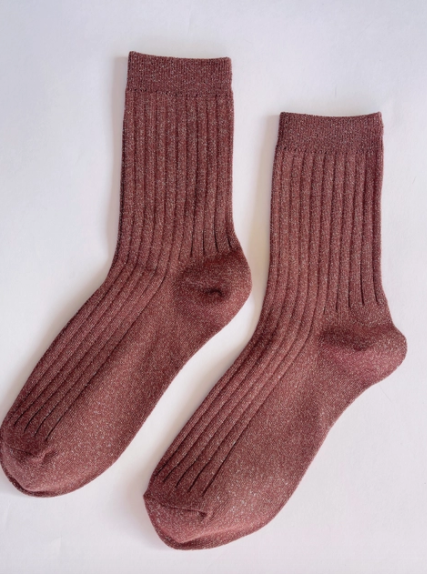 Her Socks Lurex