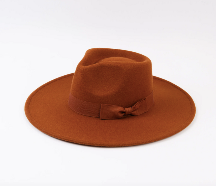 Ariel II Vegan Felt Rancher With Ribbon