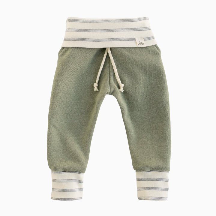 Sea Green and Shipley Stripe Sweat Pants