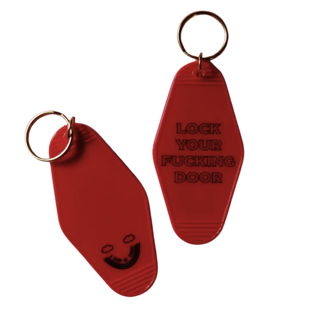 Lock Your Fucking Door Keychain