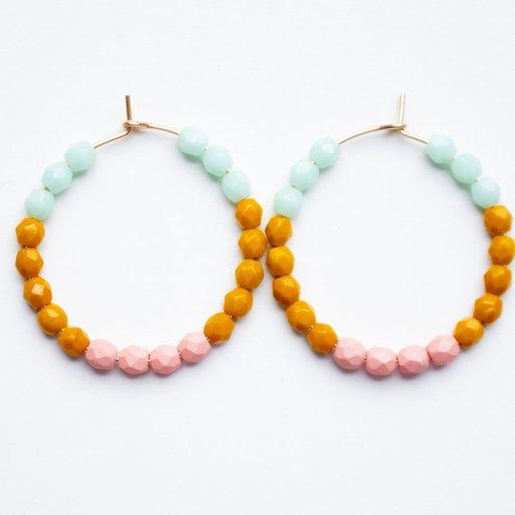 Small Colorful Hoops
