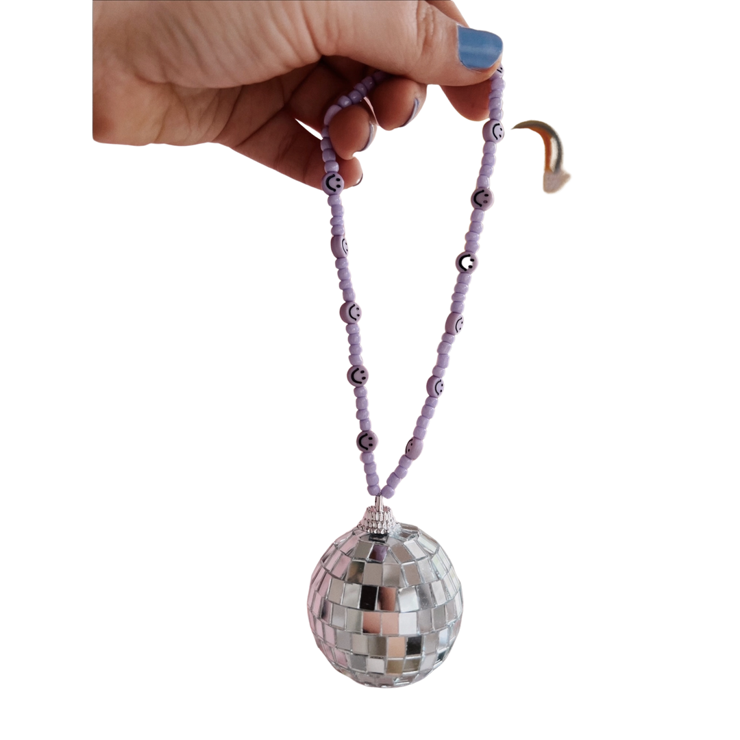 Groovy Grape Disco Car Charm