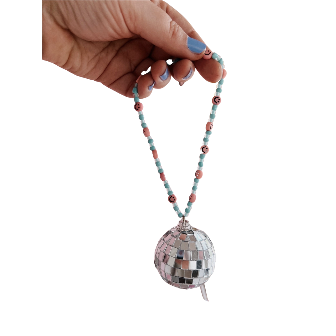 Ocean Breeze + Pink Disco Car Charm