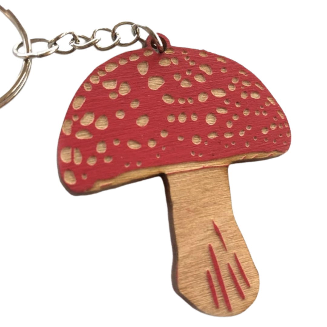 Mushroom Keychain