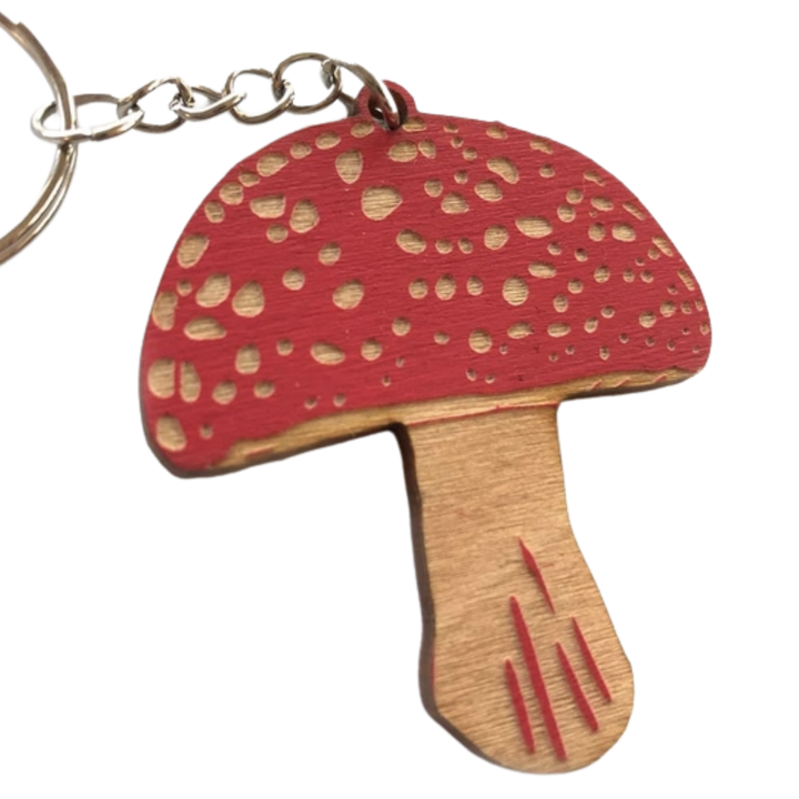 Mushroom Keychain