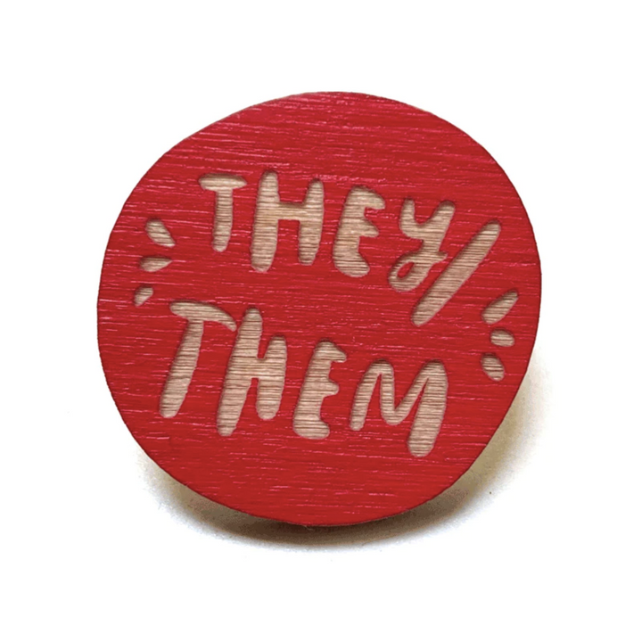 They/Them Pronoun Pin