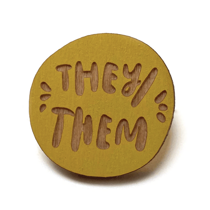 They/Them Pronoun Pin