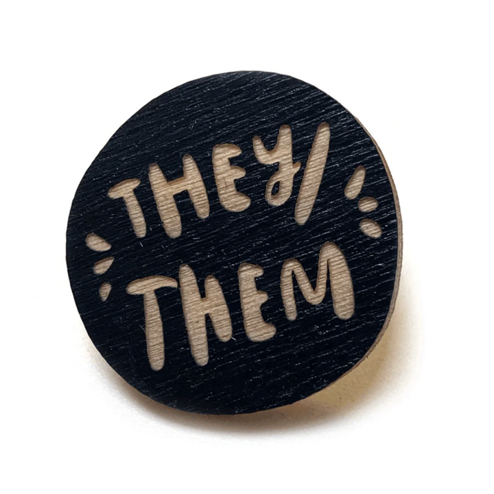 They/Them Pronoun Pin