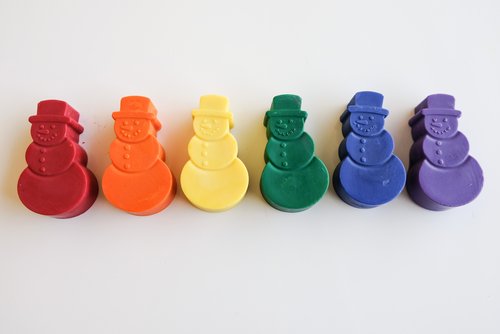 Snowman Eco-Friendly Crayons