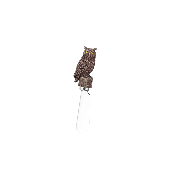 Owl Polyresin Cheese Spreader