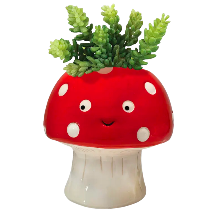 Kawaii Mushroom Planter